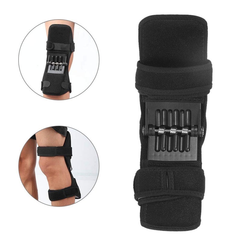 woobles Power Knee Stabilizer Pads Spring Brace Pair Powerful Joint Support Lift Pad Knee Boosters Support Brace, 1pc Adjustable Patella Boosters Equipment Spring Lift Ergonomic Knee Sleeve Pads for Mountaineering Squat Joint Pain Arthritis Ligament Injury Meniscus - Image 5